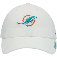 Miami Dolphins '47 Women's Miata Clean Up Logo Adjustable Hat White