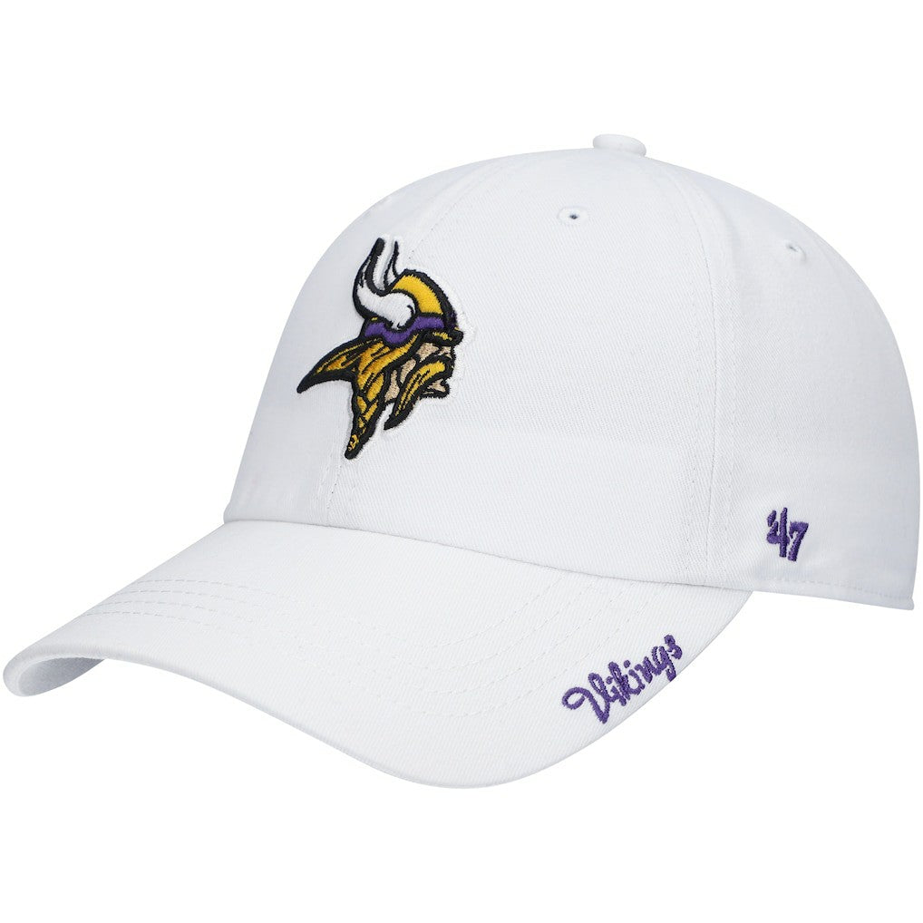 Minnesota Vikings '47 Women's Miata Clean Up Logo Adjustable Hat White