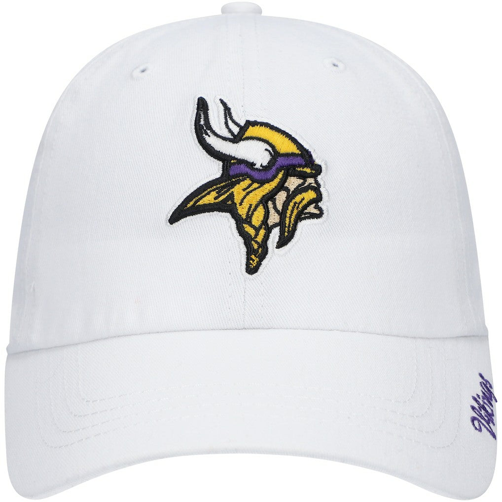 Minnesota Vikings '47 Women's Miata Clean Up Logo Adjustable Hat White