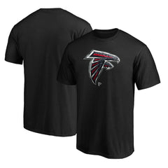 Atlanta Falcons Midnight Mascot Team Logo T-Shirt Black