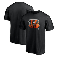 Cincinnati Bengals Midnight Mascot Team Logo T-Shirt Black