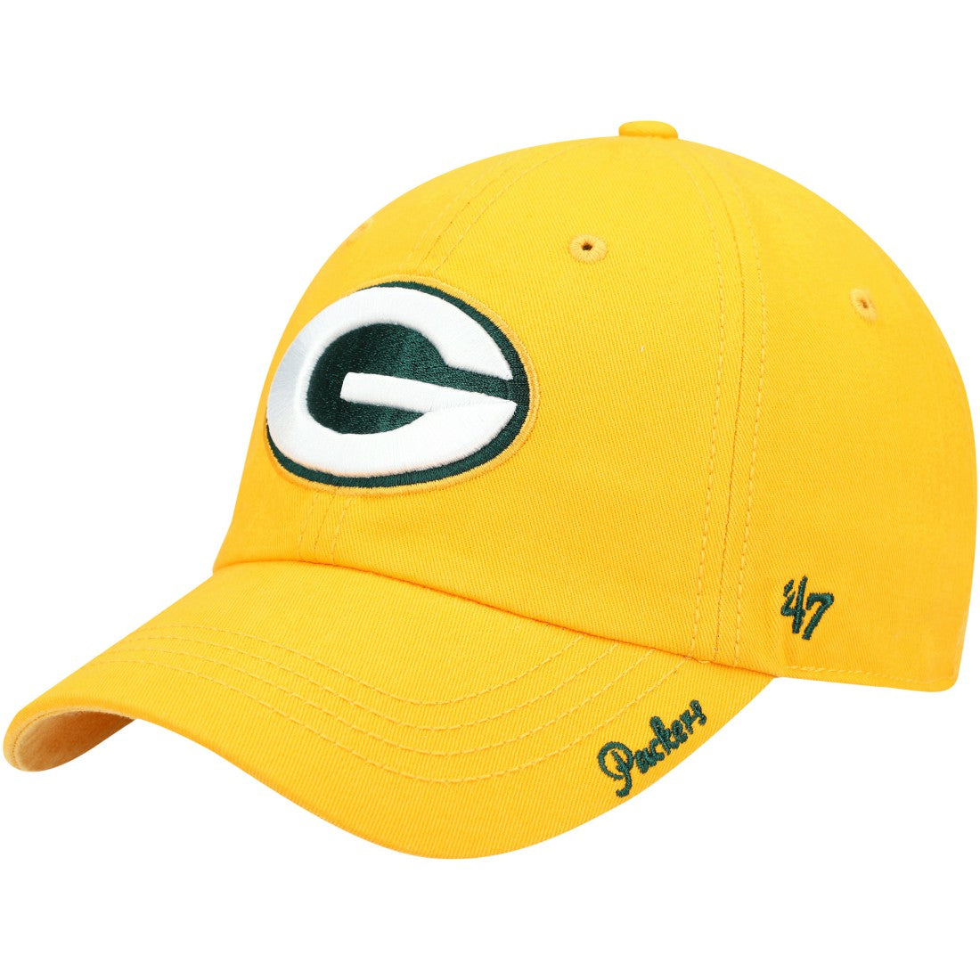 Green Bay Packers '47 Women's Miata Clean Up Secondary Adjustable Hat Gold