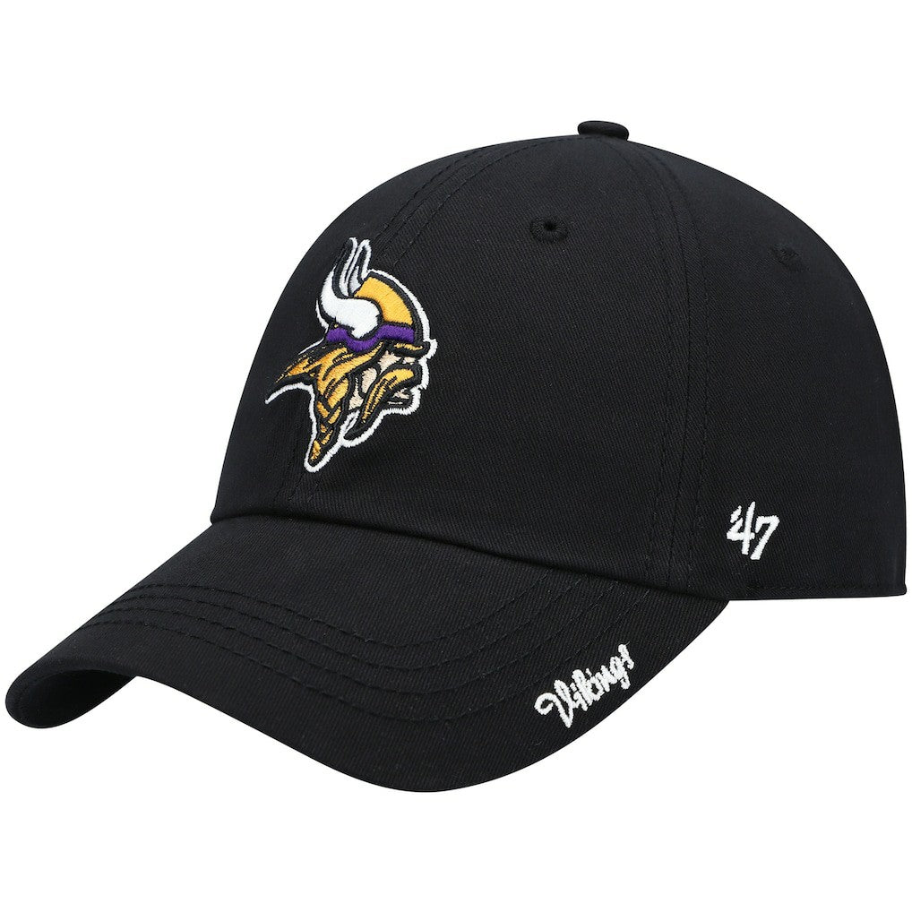 Minnesota Vikings '47 Women's Miata Clean Up Secondary Adjustable Hat Black