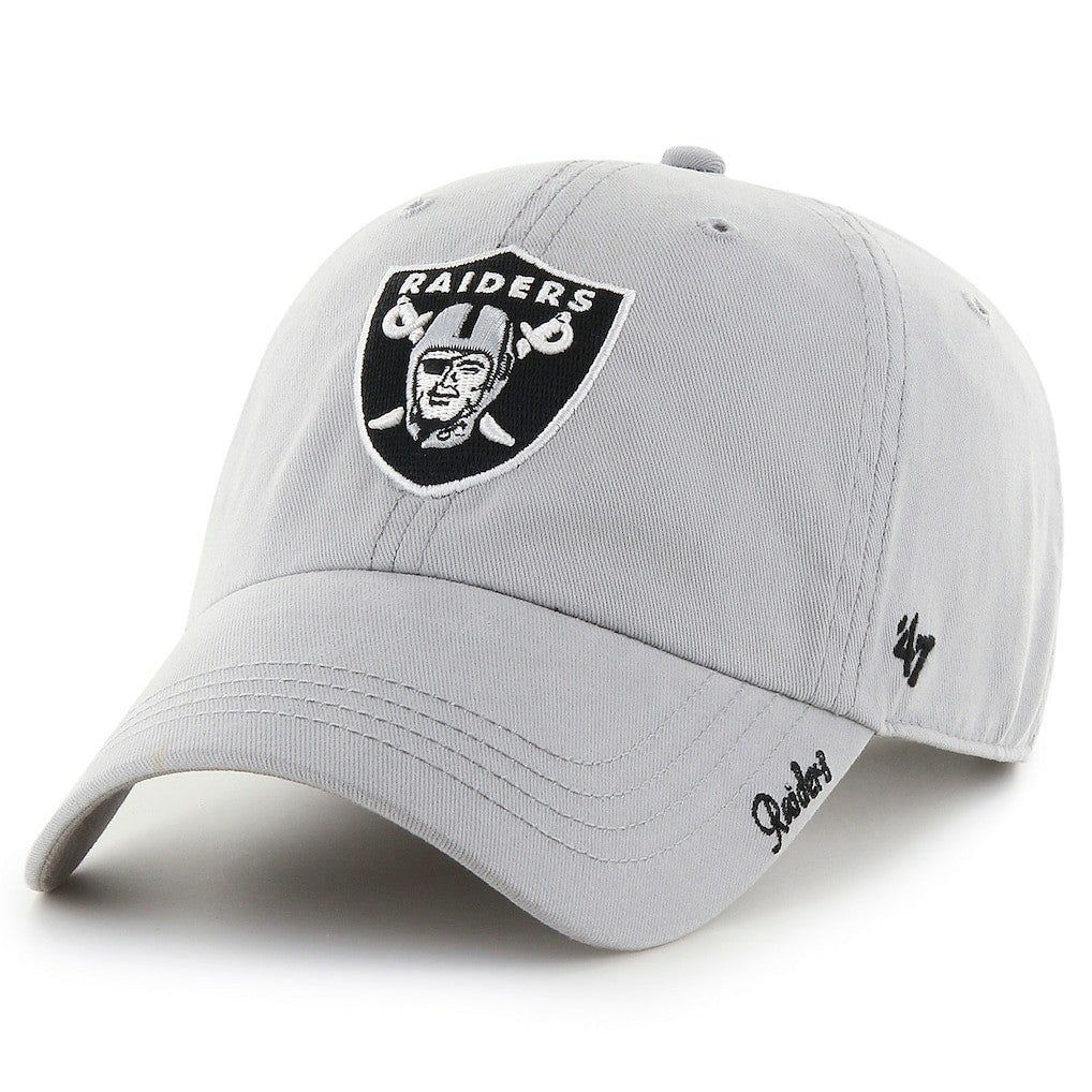 Las Vegas Raiders '47 Women's Miata Clean Up Secondary Adjustable Hat Silver