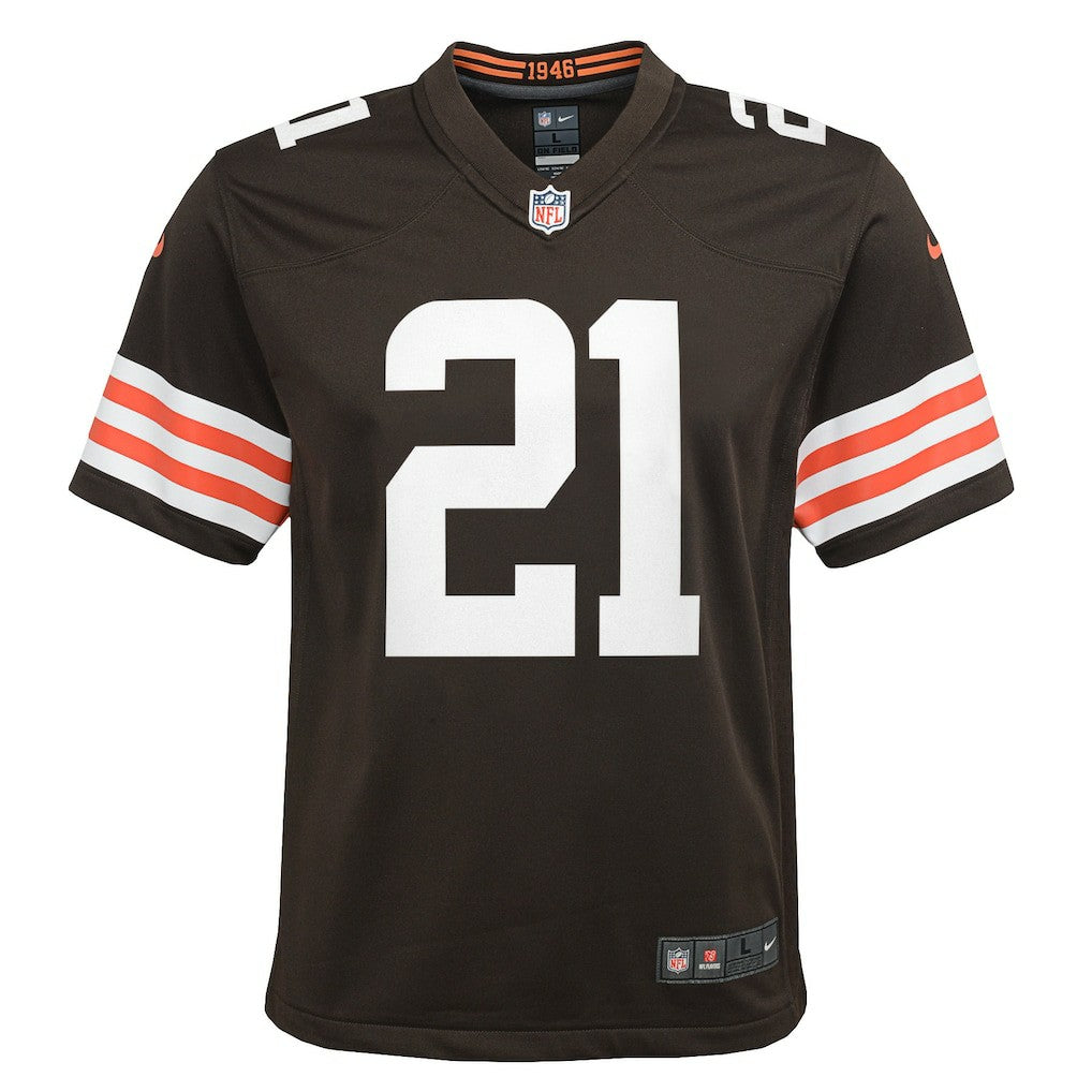 Denzel Ward Cleveland Browns Youth Game Jersey Brown