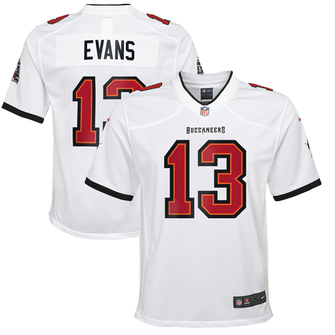Mike Evans Tampa Bay Buccaneers Youth Game Jersey White
