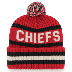 Kansas City Chiefs '47 Bering Cuffed Knit Hat with Pom Red