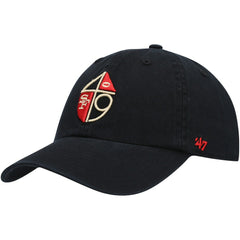 San Francisco 49ers '47 Clean Up Adjustable Hat Black