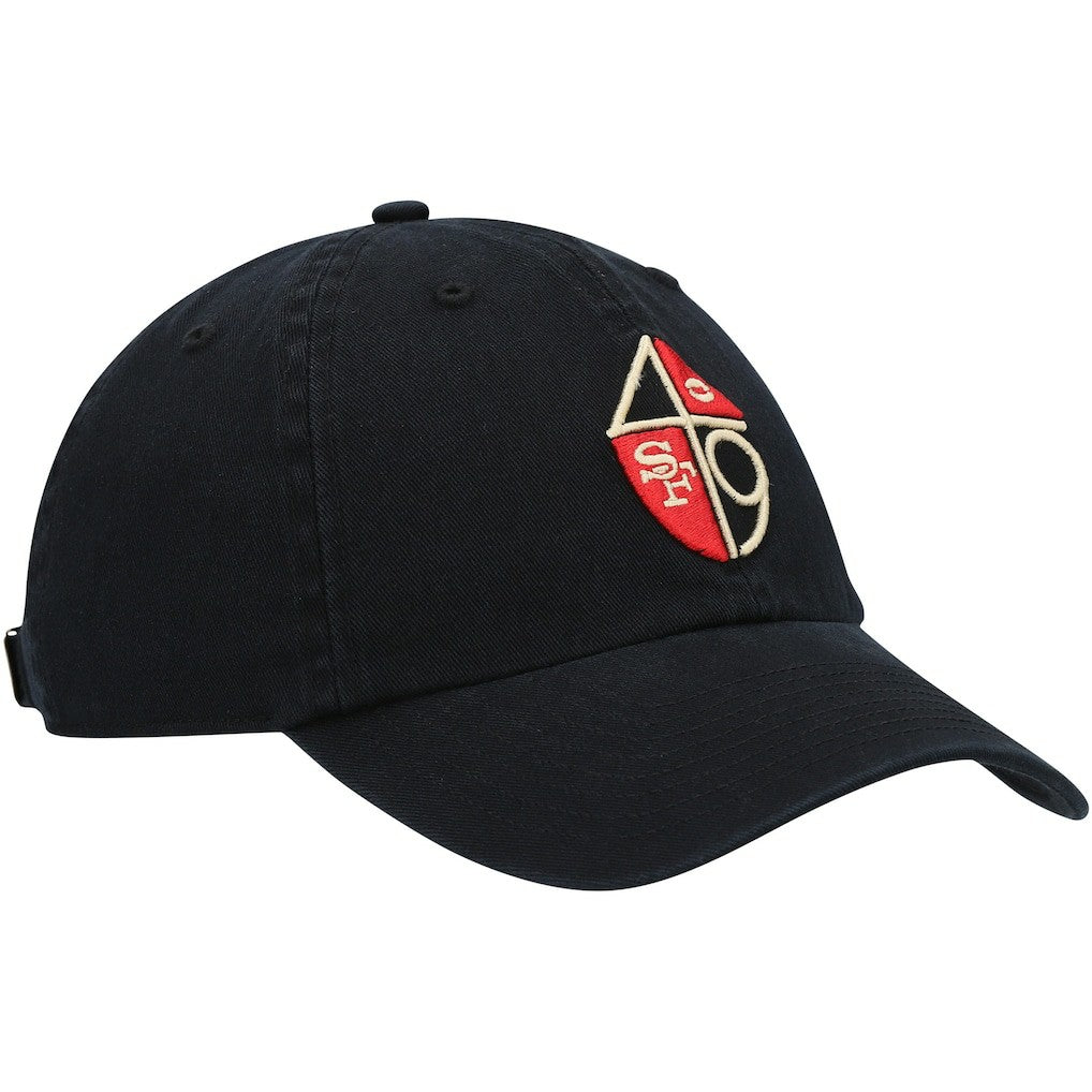 San Francisco 49ers '47 Clean Up Adjustable Hat Black