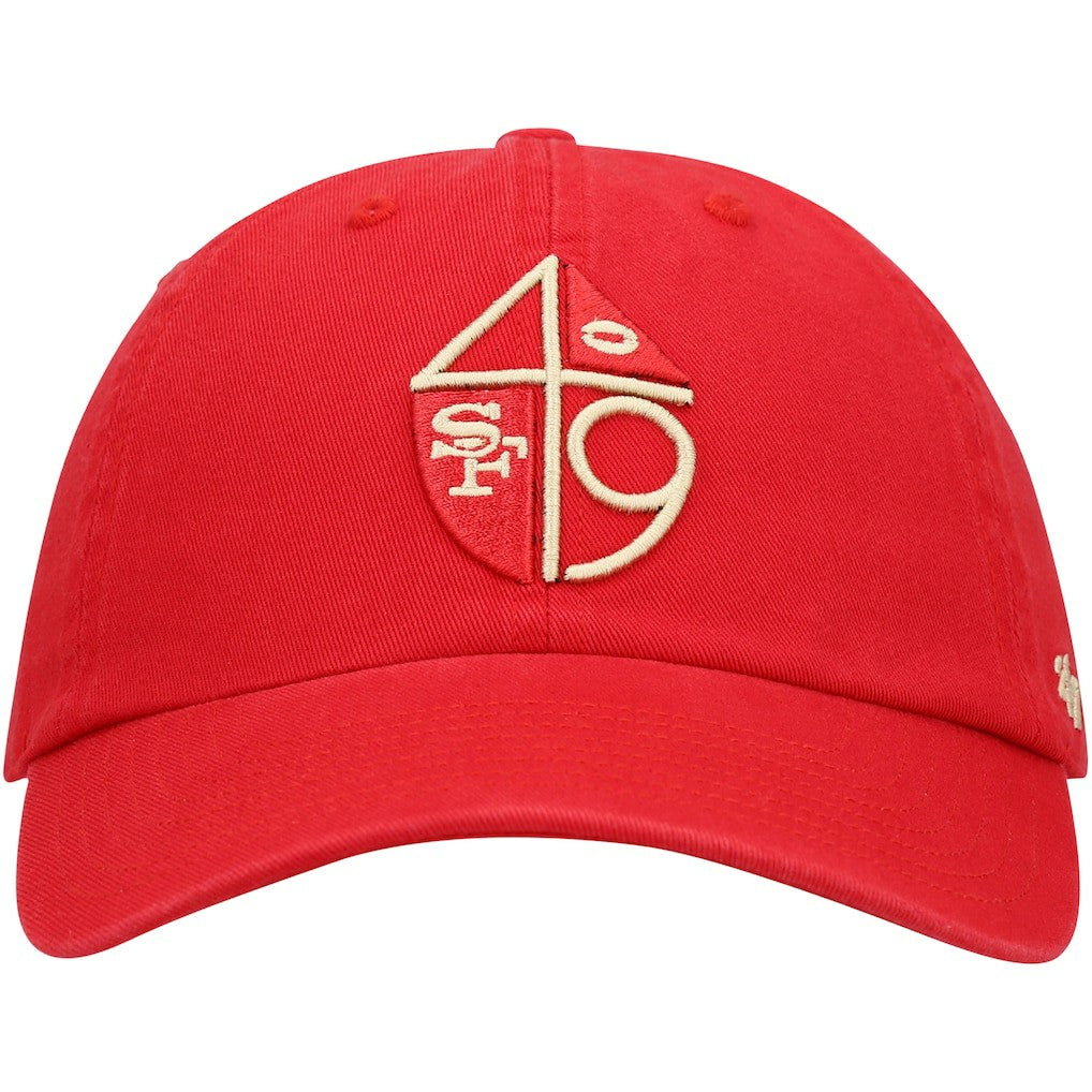 San Francisco 49ers '47 Clean Up Adjustable Hat Scarlet