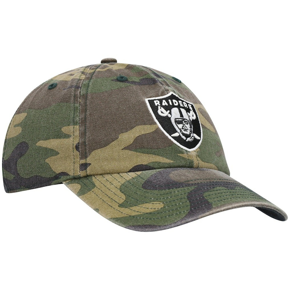 Las Vegas Raiders '47 Woodland Clean Up Adjustable Hat Camo