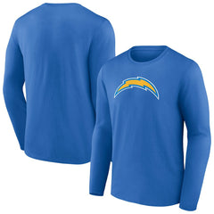Los Angeles Chargers Primary Team Logo Long Sleeve T-Shirt Powder Blue