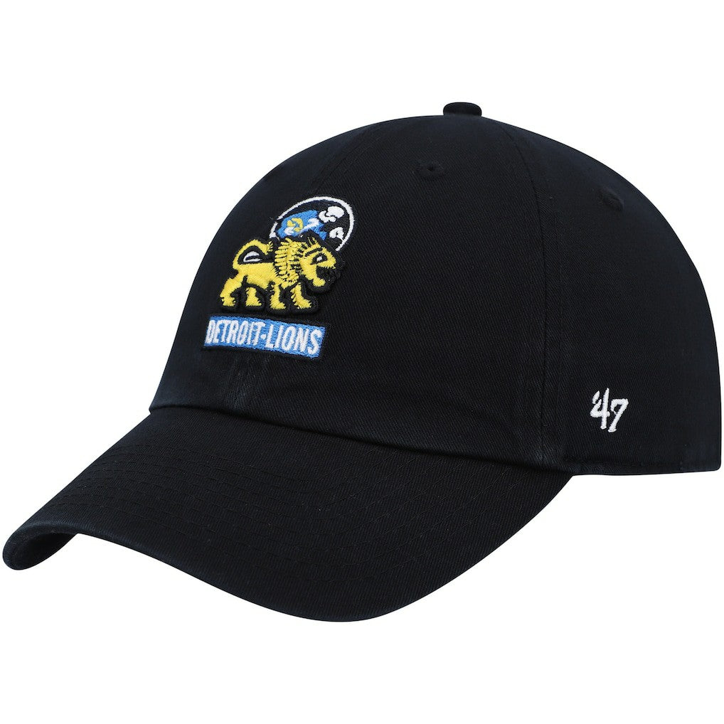 Detroit Lions '47 Clean Up Adjustable Hat Black