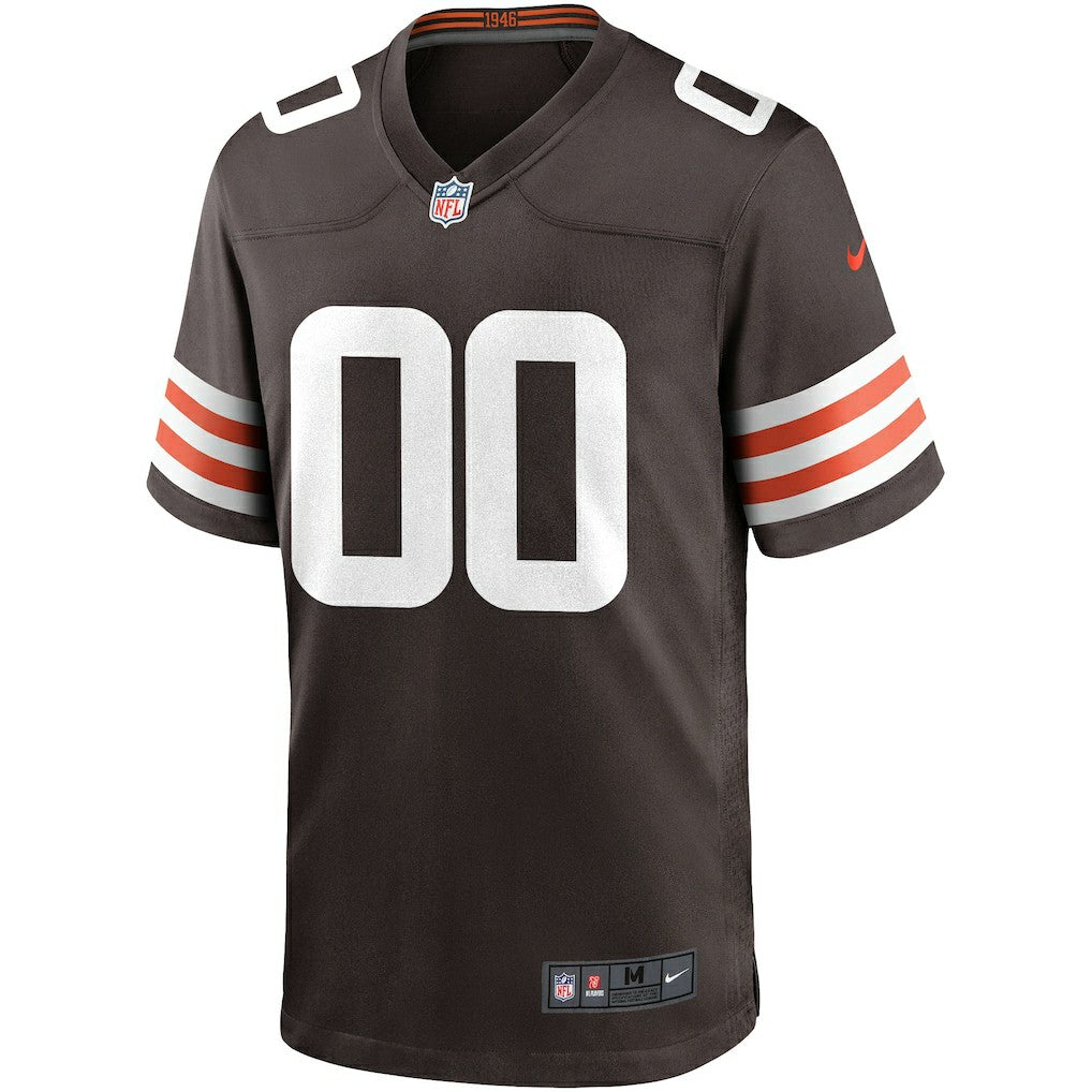 Cleveland Browns Custom Game Jersey Brown