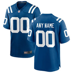 Indianapolis Colts Custom Game Jersey Royal