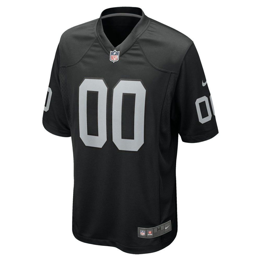 Las Vegas Raiders Custom Game Jersey Black