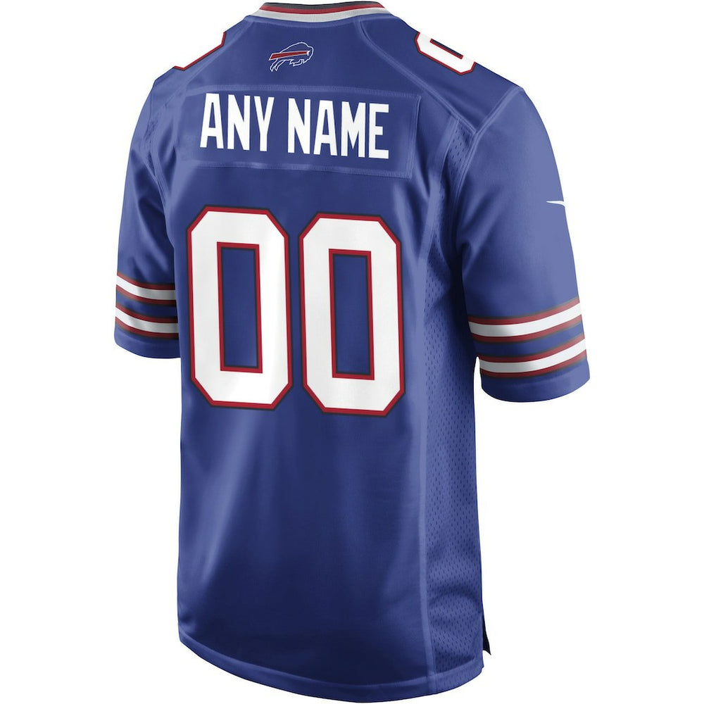 Buffalo Bills Custom Game Jersey Royal