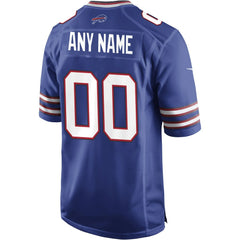 Buffalo Bills Custom Game Jersey Royal