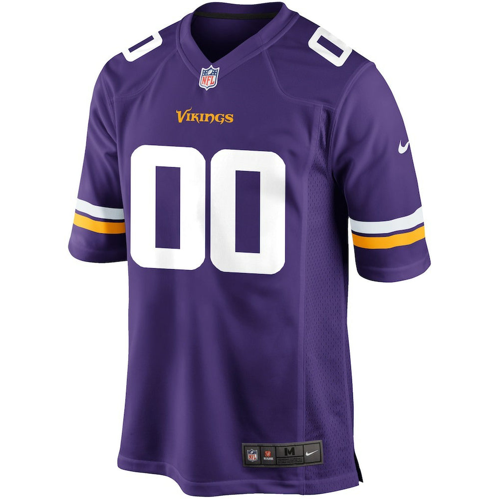 NFL Minnesota Vikings Custom Game Jersey - Purple