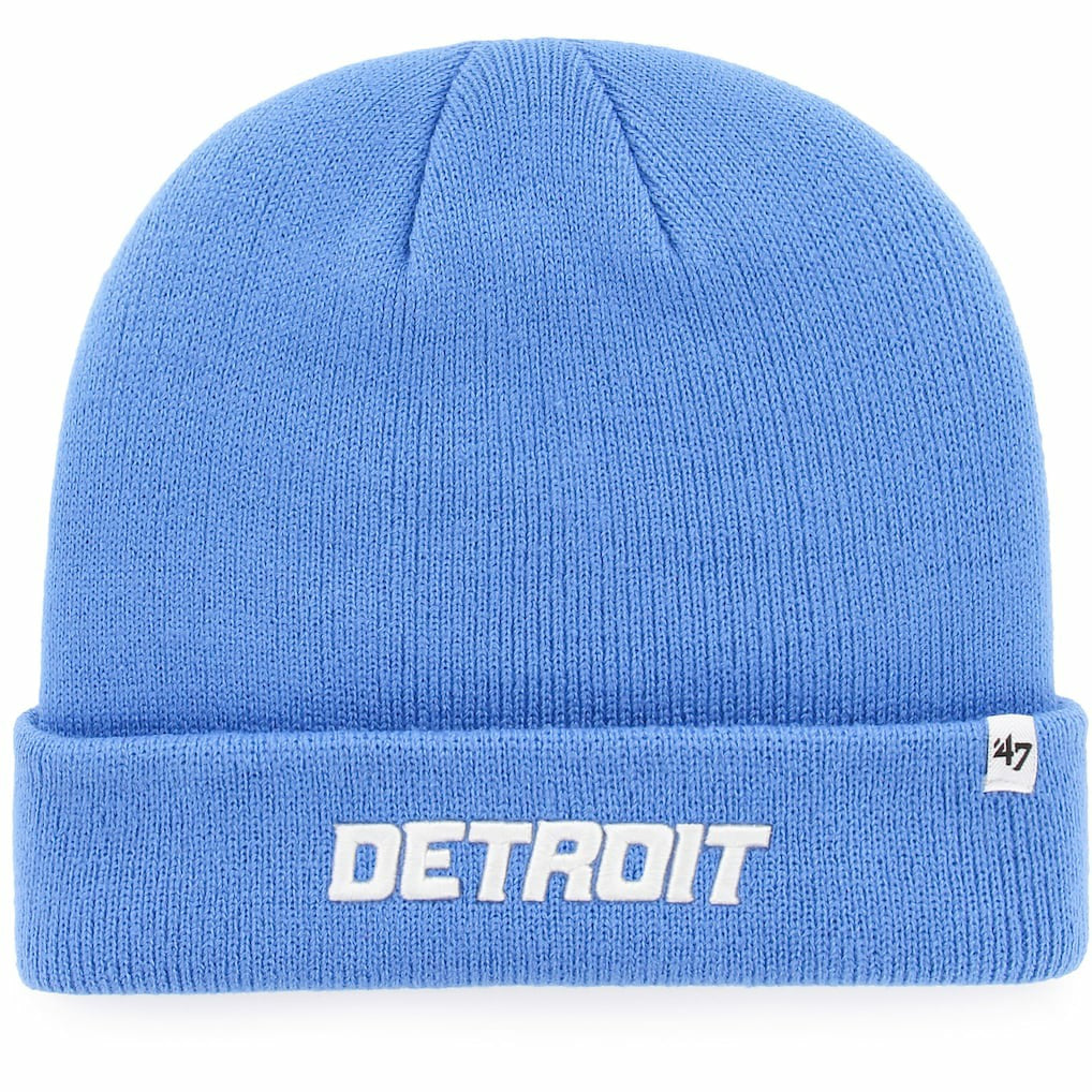 Detroit Lions '47 Youth Basic Cuffed Knit Hat Blue