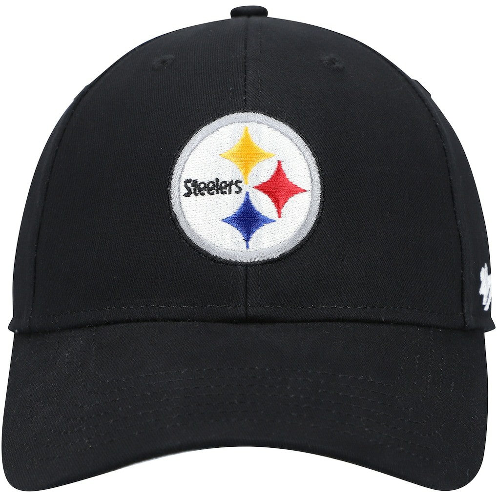 Pittsburgh Steelers '47 Youth Basic MVP Adjustable Hat Black