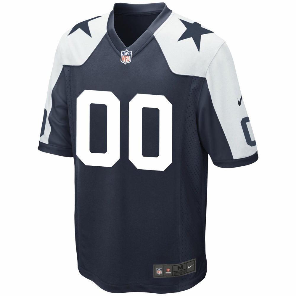 Dallas Cowboys Alternate Custom Game Jersey Navy