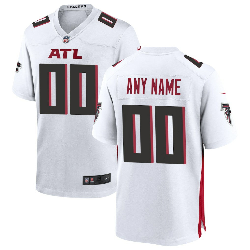 Atlanta Falcons Custom Game Jersey White