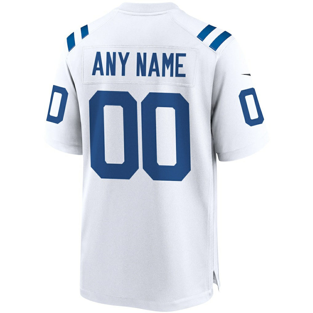 Indianapolis Colts Custom Game Jersey White