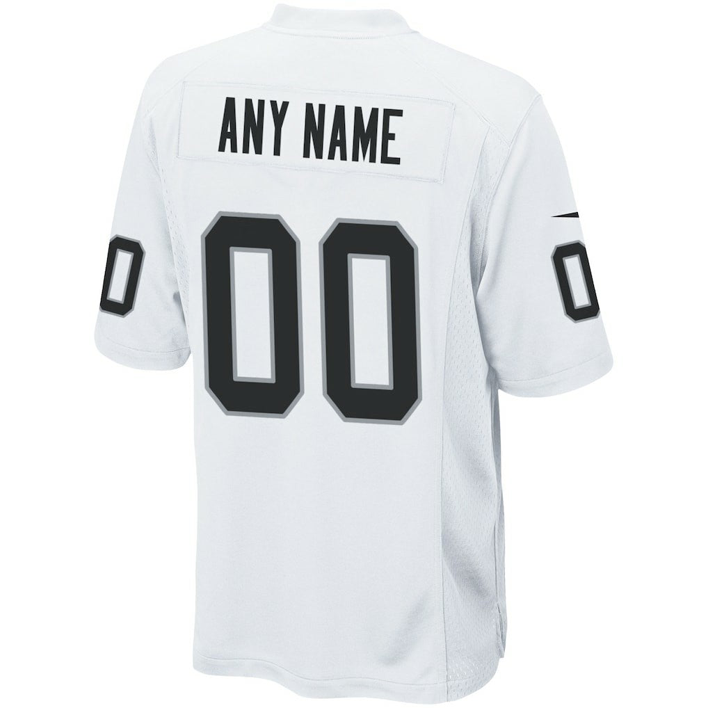 Las Vegas Raiders Custom Game Jersey White