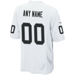 Las Vegas Raiders Custom Game Jersey White