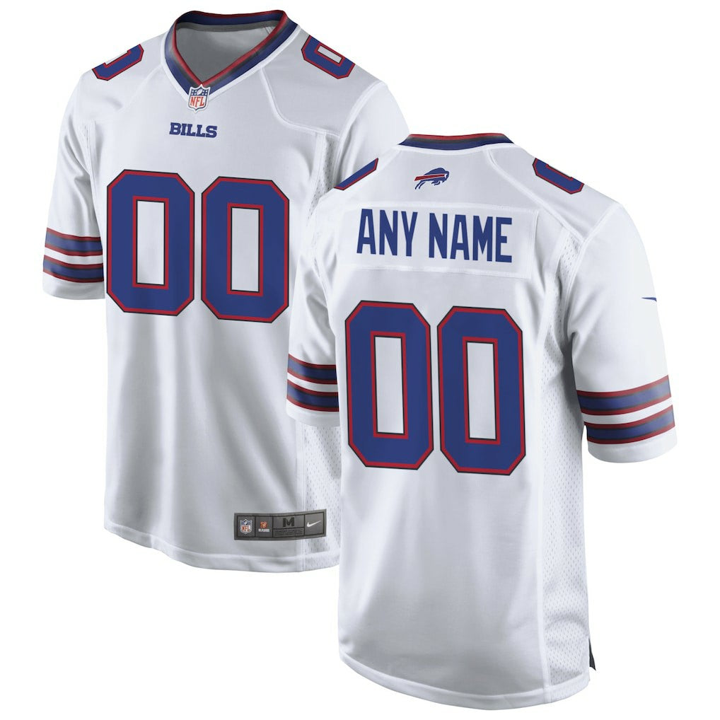 Buffalo Bills Custom Game Jersey White