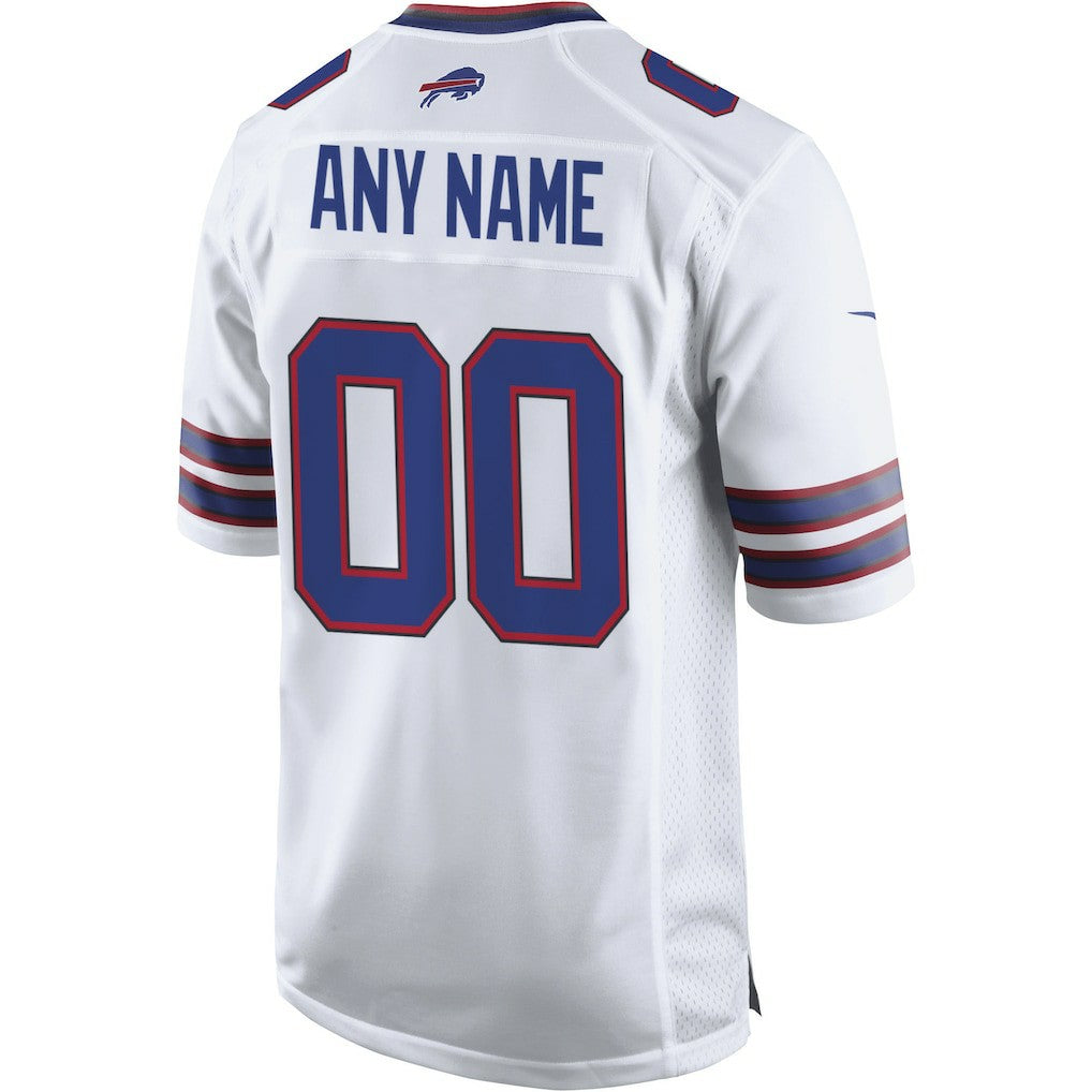 Buffalo Bills Custom Game Jersey White