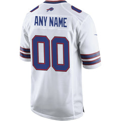 Buffalo Bills Custom Game Jersey White