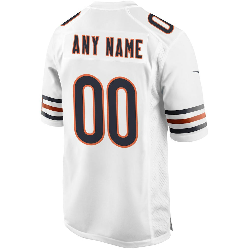 Chicago Bears Custom Game Jersey White