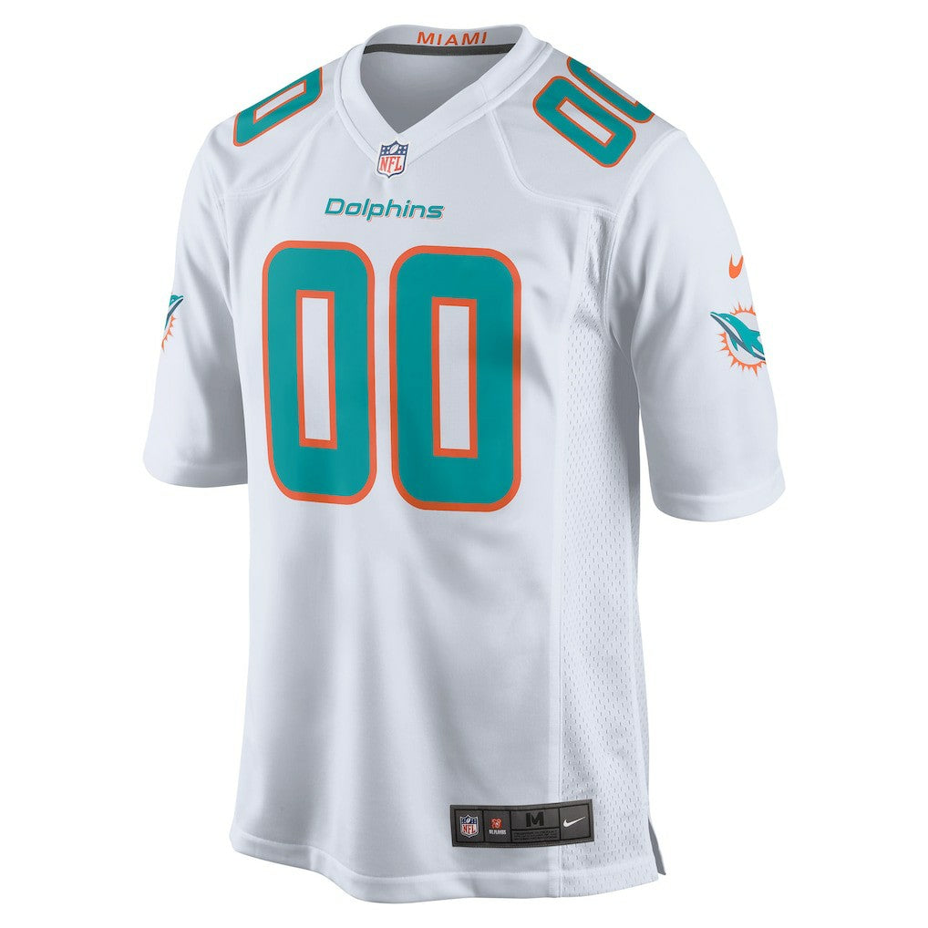 Miami Dolphins Custom Game Jersey White