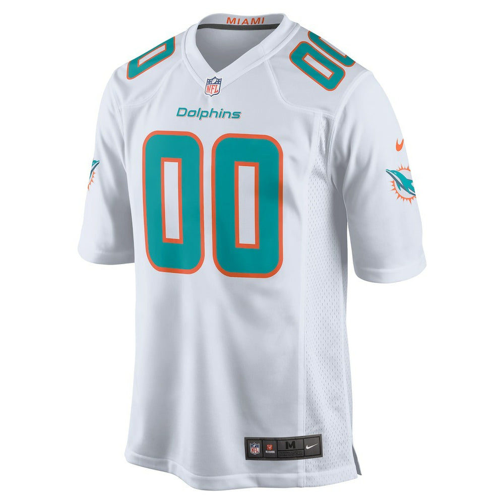 Miami Dolphins Custom Game Jersey White
