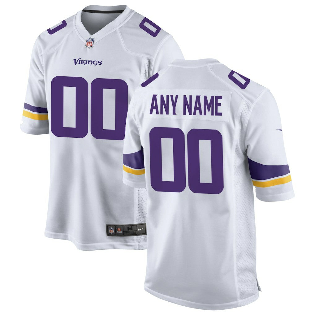 NFL Minnesota Vikings Custom Game Jersey - White
