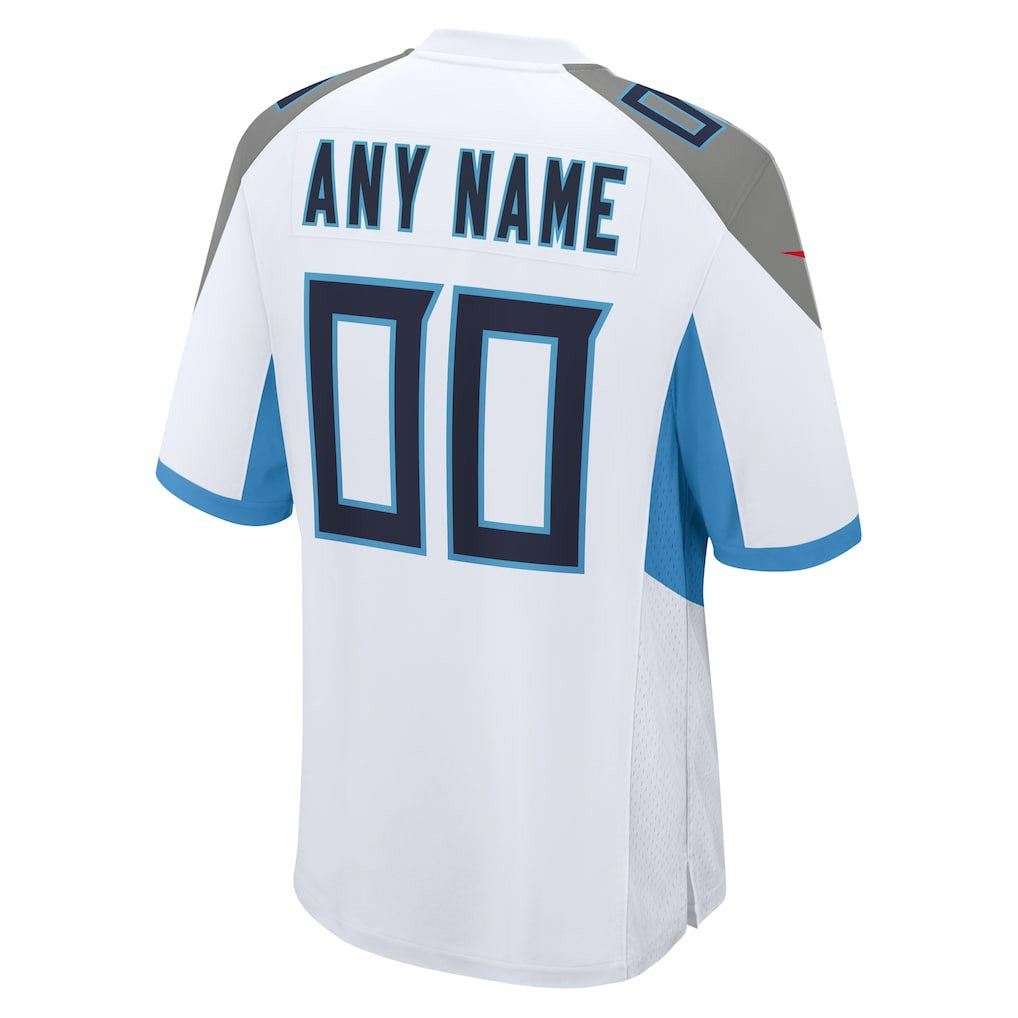 Tennessee Titans Custom Game Jersey White