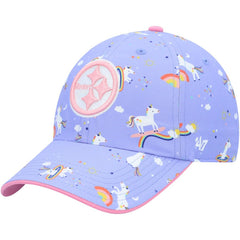 Pittsburgh Steelers '47 Girls Preschool Unicorn Clean Up Adjustable Hat Purple