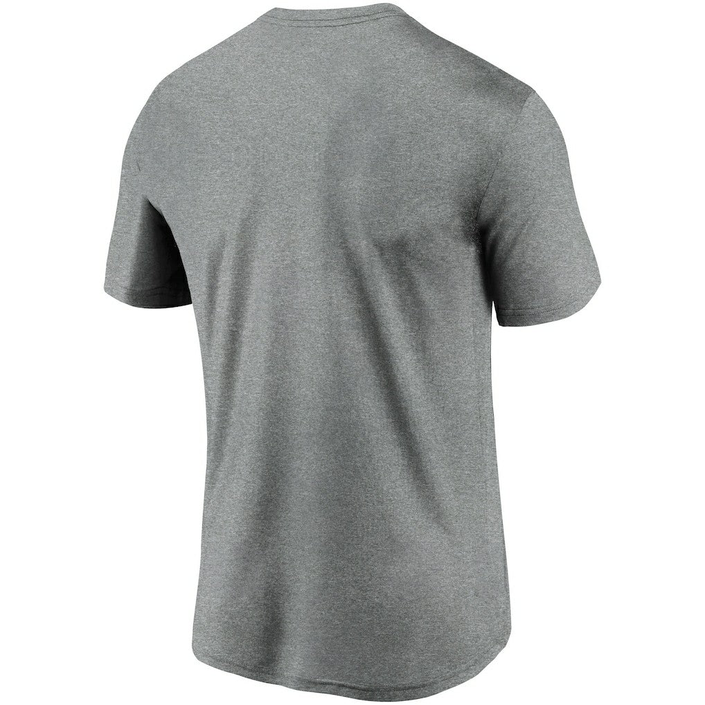 Pittsburgh Steelers Logo Essential Legend Performance T-Shirt Heathered Charcoal