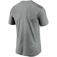 Pittsburgh Steelers Logo Essential Legend Performance T-Shirt Heathered Charcoal