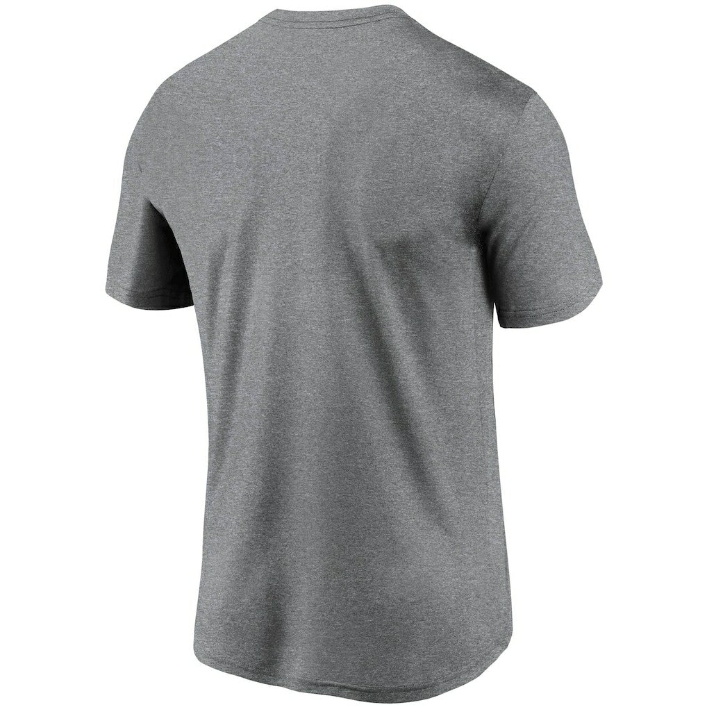 Las Vegas Raiders Logo Essential Legend Performance T-Shirt Heathered Charcoal