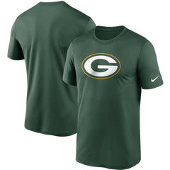 Green Bay Packers Logo Essential Legend Performance T-Shirt Green