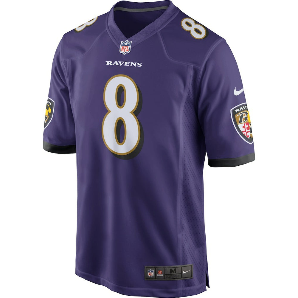 Lamar Jackson Baltimore Ravens Game Jersey Purple