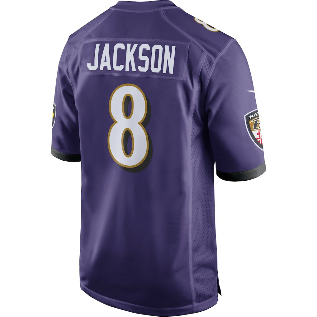 Lamar Jackson Baltimore Ravens Game Jersey Purple