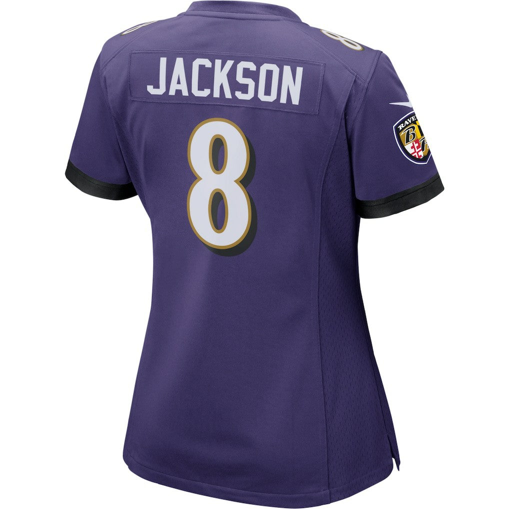 Lamar Jackson Baltimore Ravens Women's Game Jersey Purple