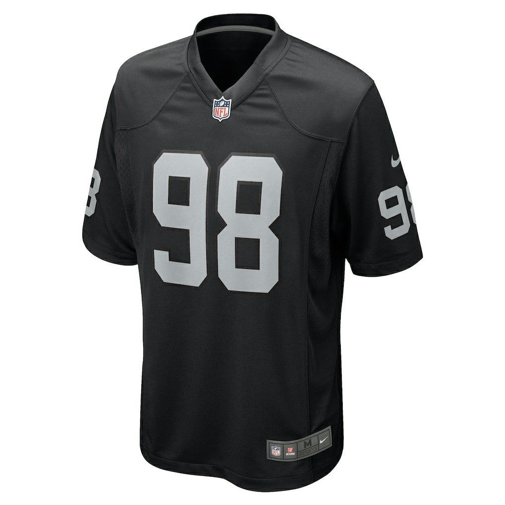 Maxx Crosby Las Vegas Raiders Game Jersey Black