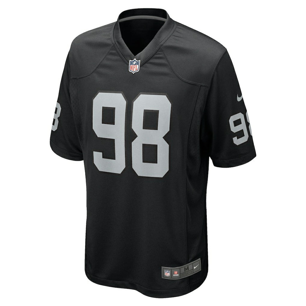 Maxx Crosby Las Vegas Raiders Game Jersey Black