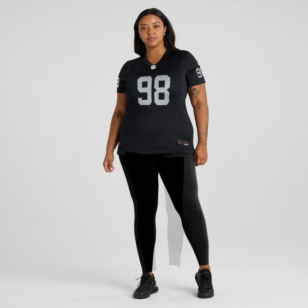 Maxx Crosby Las Vegas Raiders Women's Jersey Black