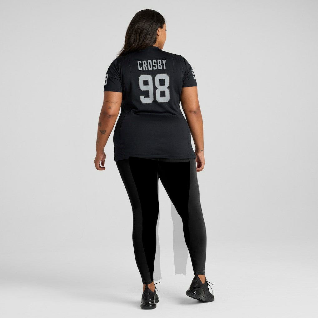 Maxx Crosby Las Vegas Raiders Women's Jersey Black